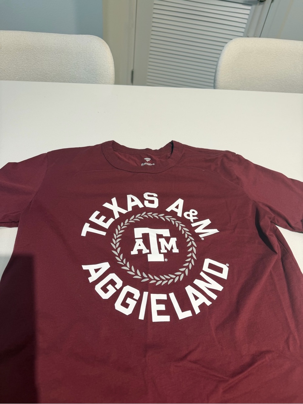 Texas A&M Aggieland Graphic Tee Fanatics size small maroon